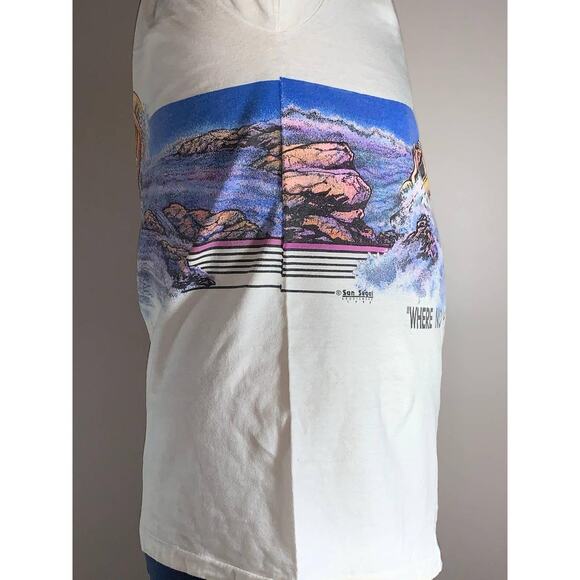 vtg 1990  all around all over y2k single stitched tshirt size xl - Picture 2 of 4